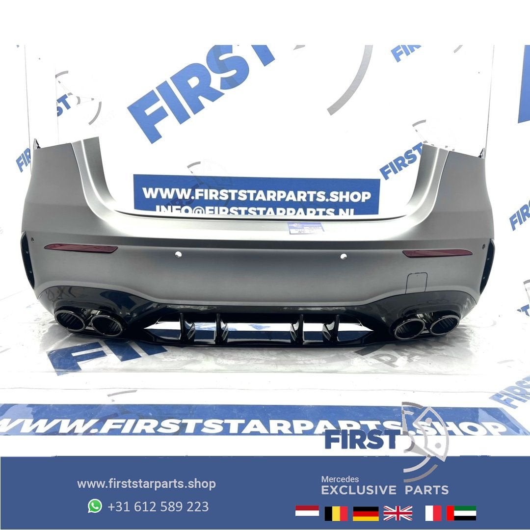 W177 A45 ACHTERBUMPER A KLASSE 2023 A45S AMG ZWART GRIJS WIT, Auto-onderdelen, Carrosserie en Plaatwerk, Gebruikt, -, Ophalen of Verzenden