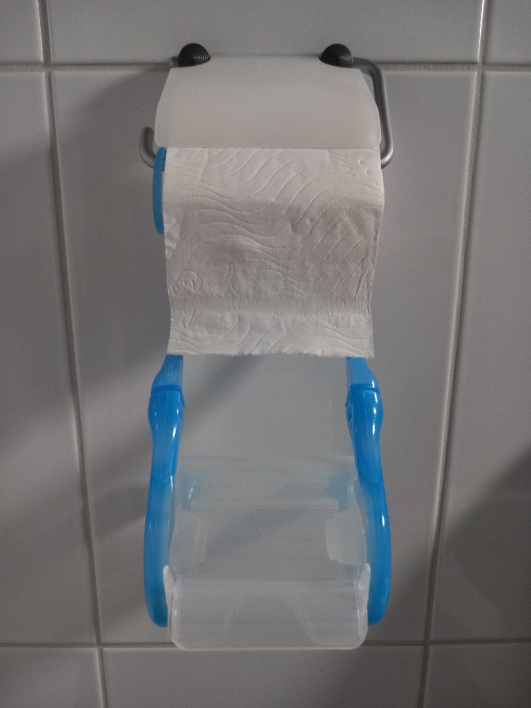Toiletrolhouder speciaal voor peuter/kleuter/kat/hond nieuw!, Ophalen of Verzenden, Nieuw, Overige kleuren, Toilet-accessoire