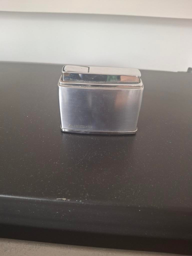 Vintage Fisher Butaan Aansteker met Ippagas Doosje, Ophalen of Verzenden, Gebruikt, Aansteker