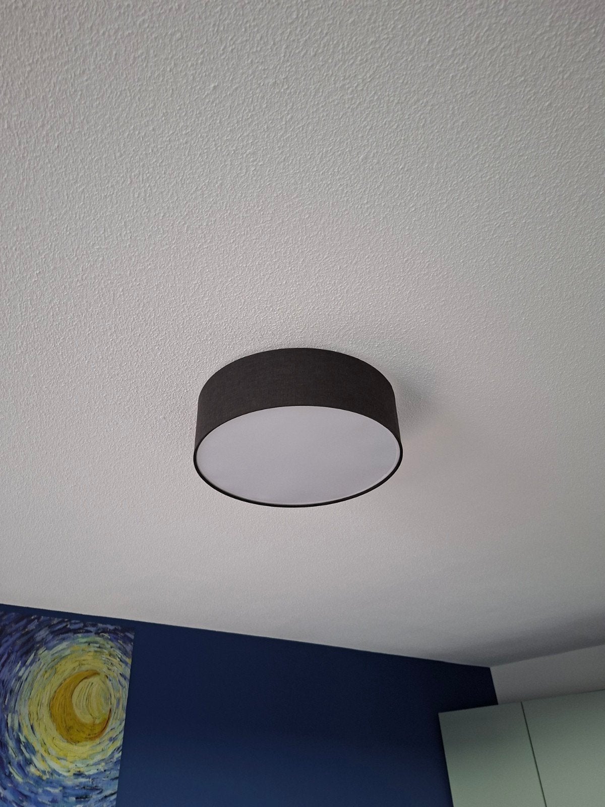 IKEA Plafondlamp Zwart, Ophalen, Gebruikt, Zwart, Metaal