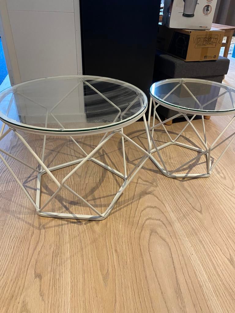 Salontafeltjes, Ophalen, Zo goed als nieuw, Rond, Minder dan 50 cm