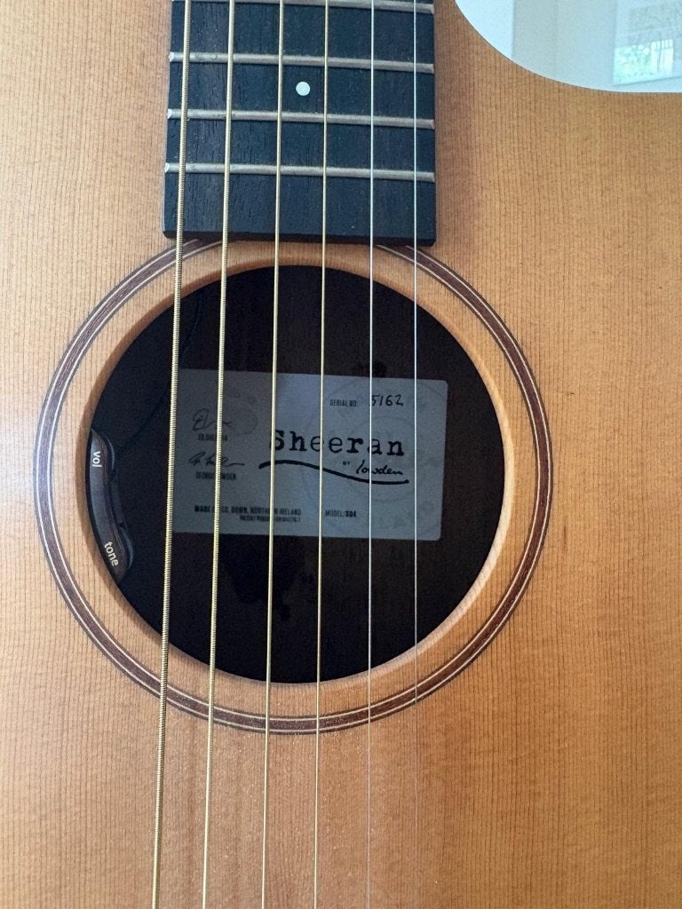 Sheeran by Lowden S04 Figured Walnut, Ophalen of Verzenden, Zo goed als nieuw, Western- of Steelstringgitaar