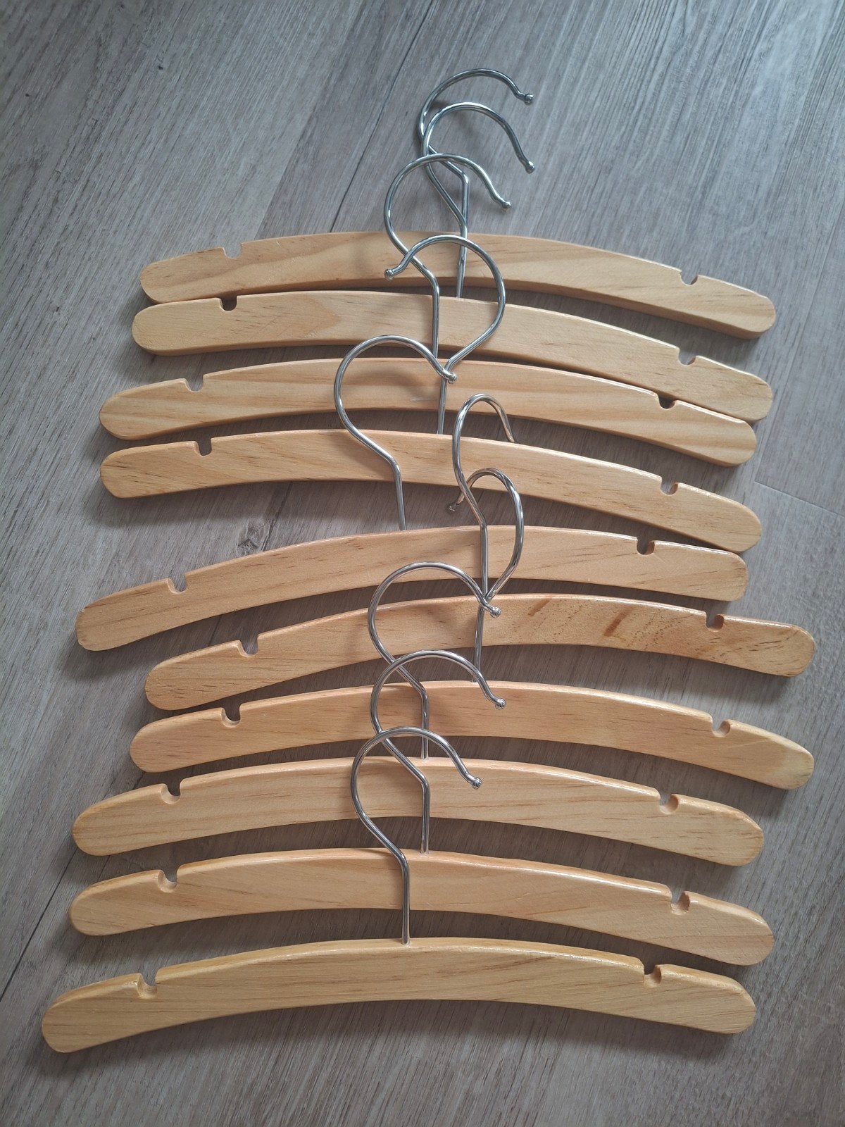 Baby kledinghangers hout, Ophalen, Zo goed als nieuw, Hout, Kinderen