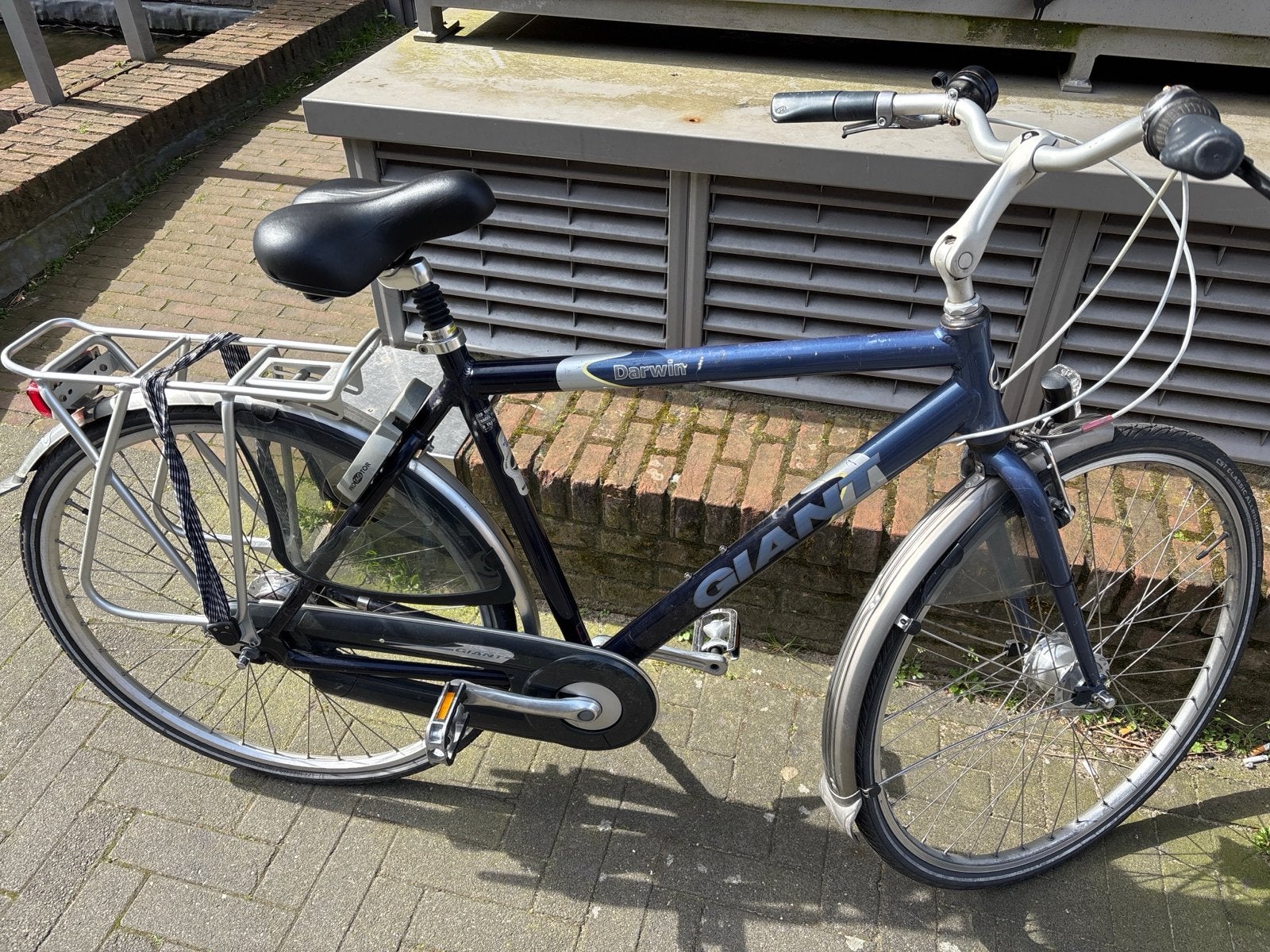 Giant Darwin 7-speed stadsfiets, Ophalen, Gebruikt, Velgrem, Versnellingen