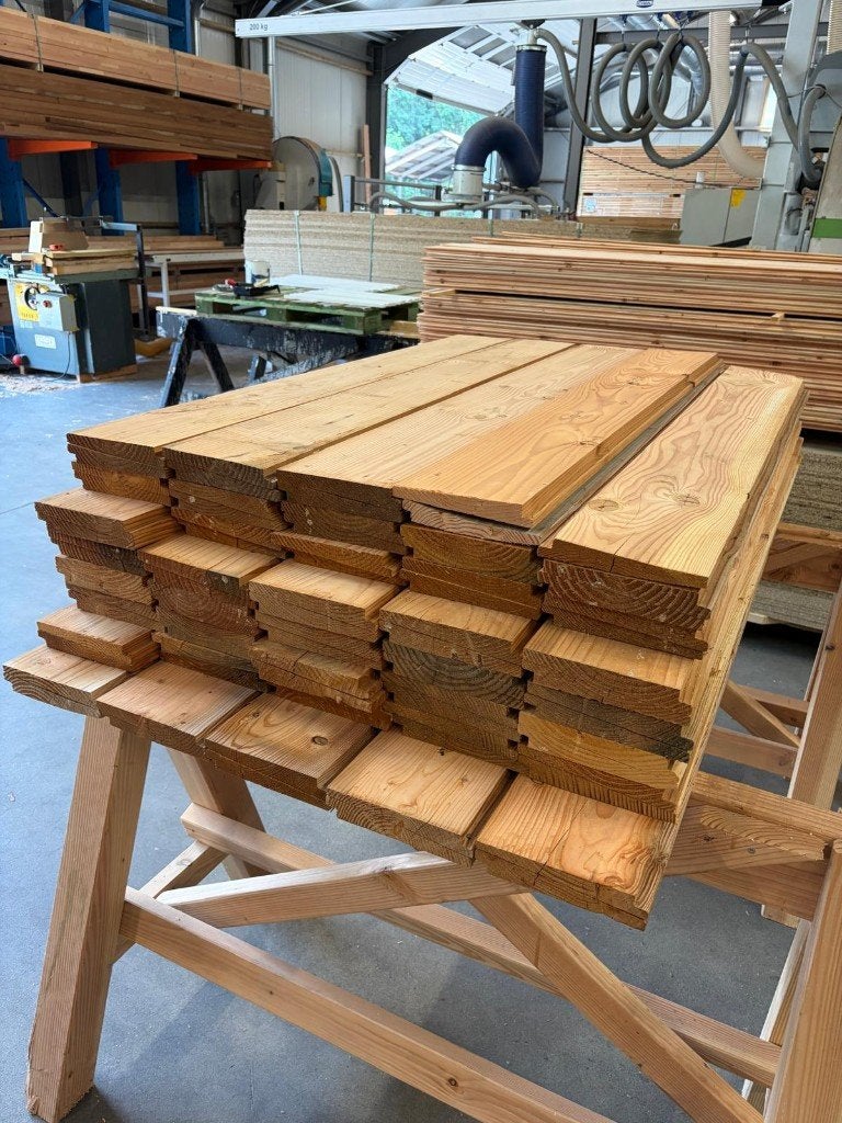 Douglas zweeds rabat rest stukken, Ophalen, Minder dan 25 mm, Nieuw, Plank