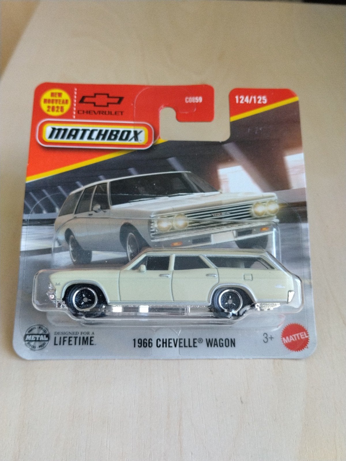 Matchbox 1966 Chevelle wagon, Ophalen of Verzenden, Nieuw, Auto
