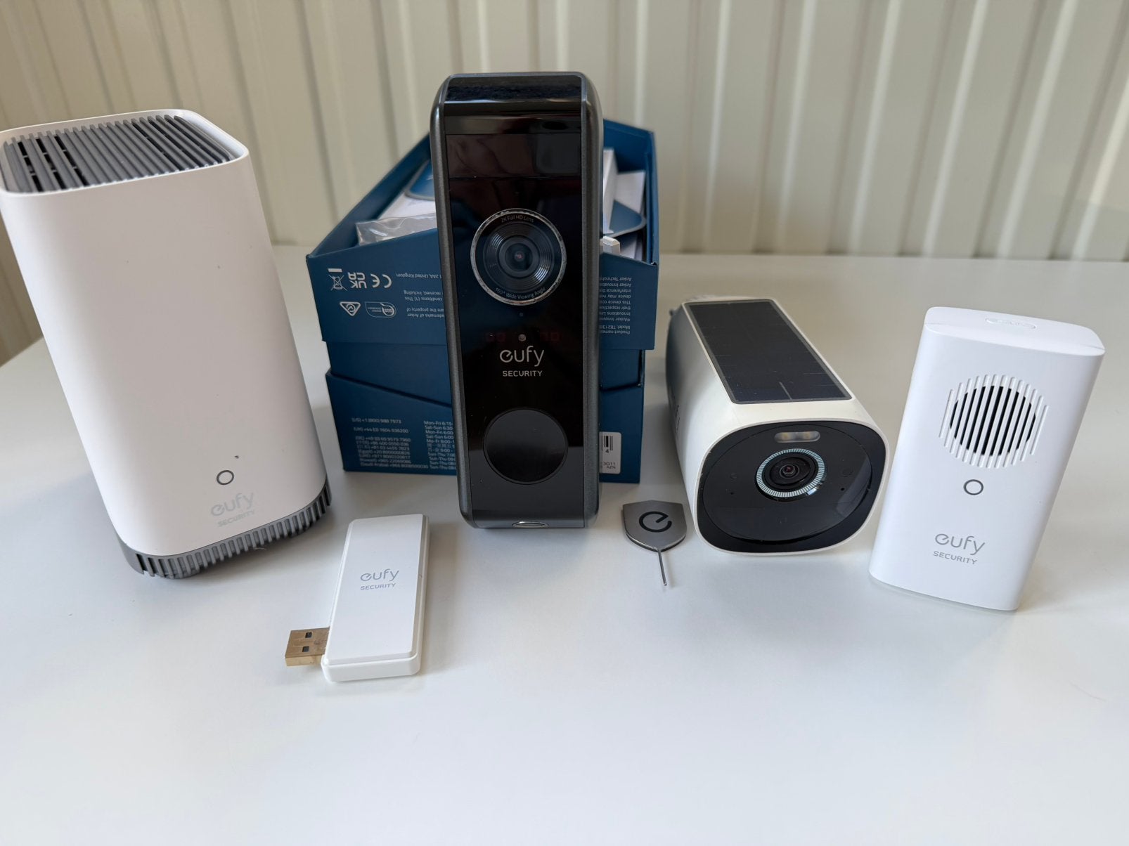 Eufy beveiligingsset: HomeBase 3, Dual 2K deurbel & S330 cam, Ophalen of Verzenden, Zo goed als nieuw