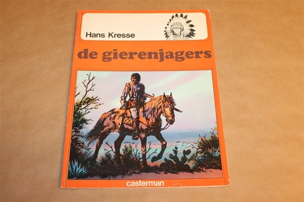 De gierenjager - Indianenreeks - Hans Kresse, Boeken, Stripboeken, Eén stripboek, Ophalen of Verzenden, Zo goed als nieuw