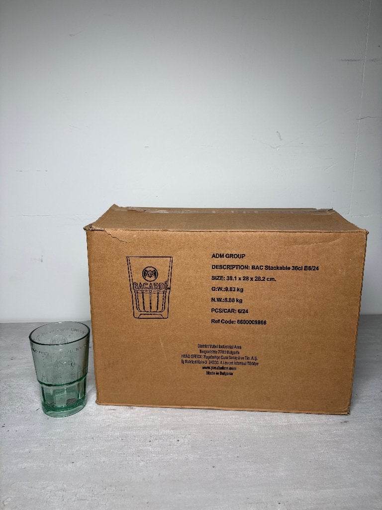 Bacardi glazen (36cl) - €1,50 per stuk!, Ophalen, Nieuw, Overige typen