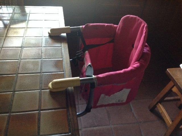 Kindertafelhangstoel ,topmark - met aluminium frame,, Ophalen of Verzenden, Gebruikt, Meegroeistoel