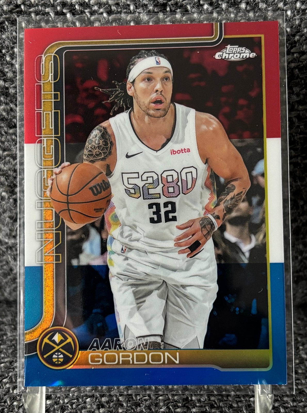 Aaron Gordon Topps Chrome NBA basketball card Denver Nuggets, Ophalen of Verzenden, Nieuw, Plaatje