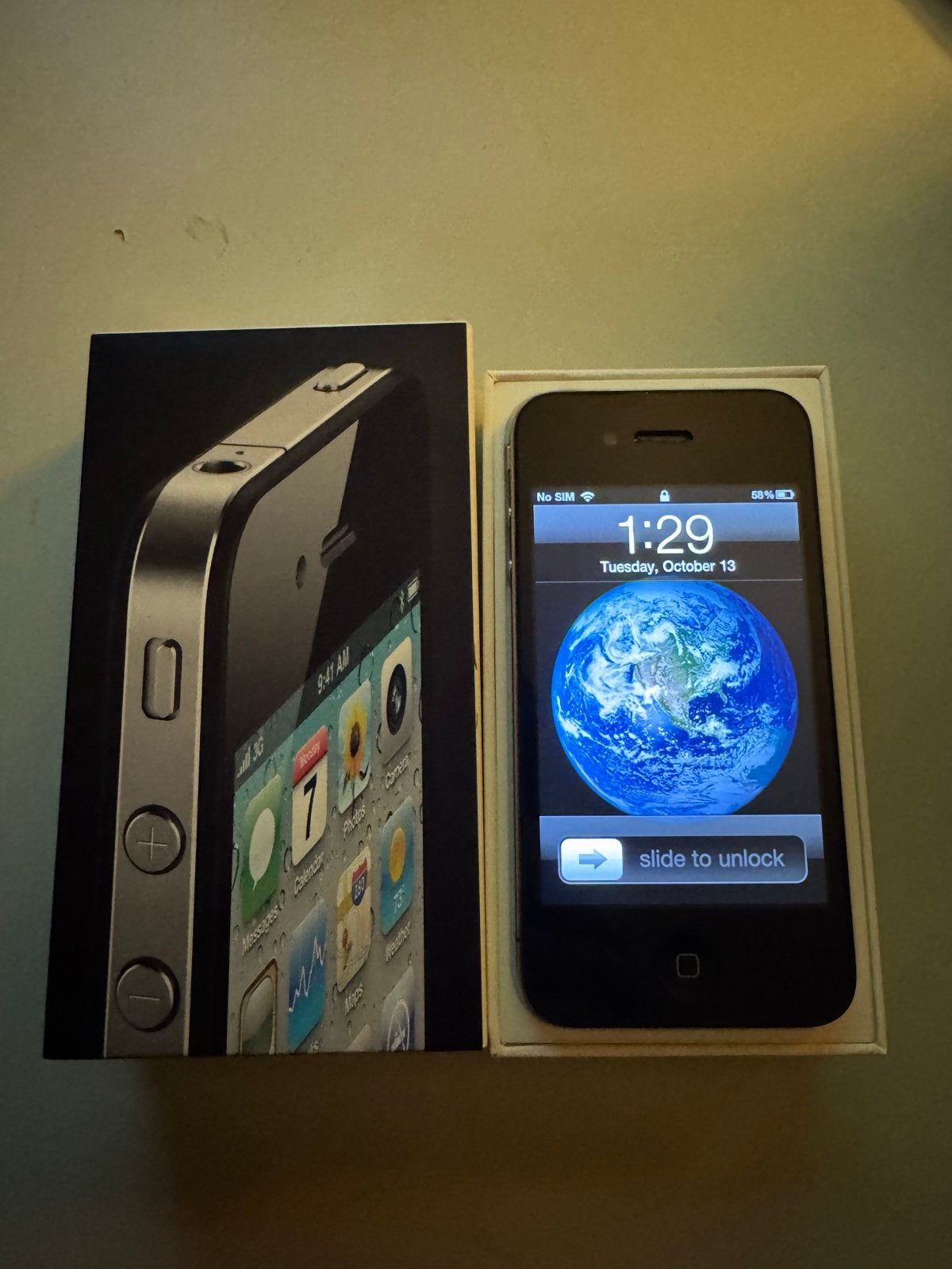 iPhone 4 met iOS 4.3.5 - Vintage Apple Smartphone, Telecommunicatie, Gebruikt, 16 GB, Ophalen of Verzenden, Zonder simlock