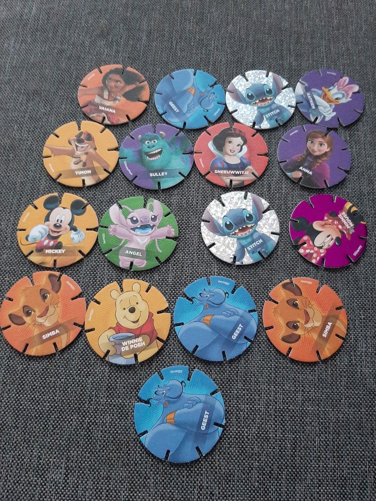 Disney  diskeys Tazos/Flippo's AH figuren ruilen, Ophalen of Verzenden, Mickey Mouse, Nieuw, Overige typen