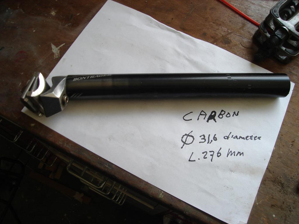 bagagerek, fietsrek/carbonzadelpen /deore shifters, Racefiets, Gebruikt, Ophalen of Verzenden, Trek
