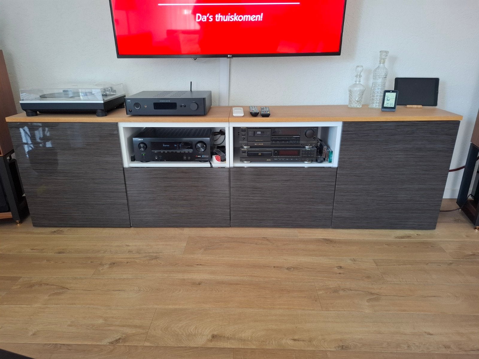 Kastdeuren voor IKEA Besta kast - Donkerbruinzwart, Ophalen, Zo goed als nieuw
