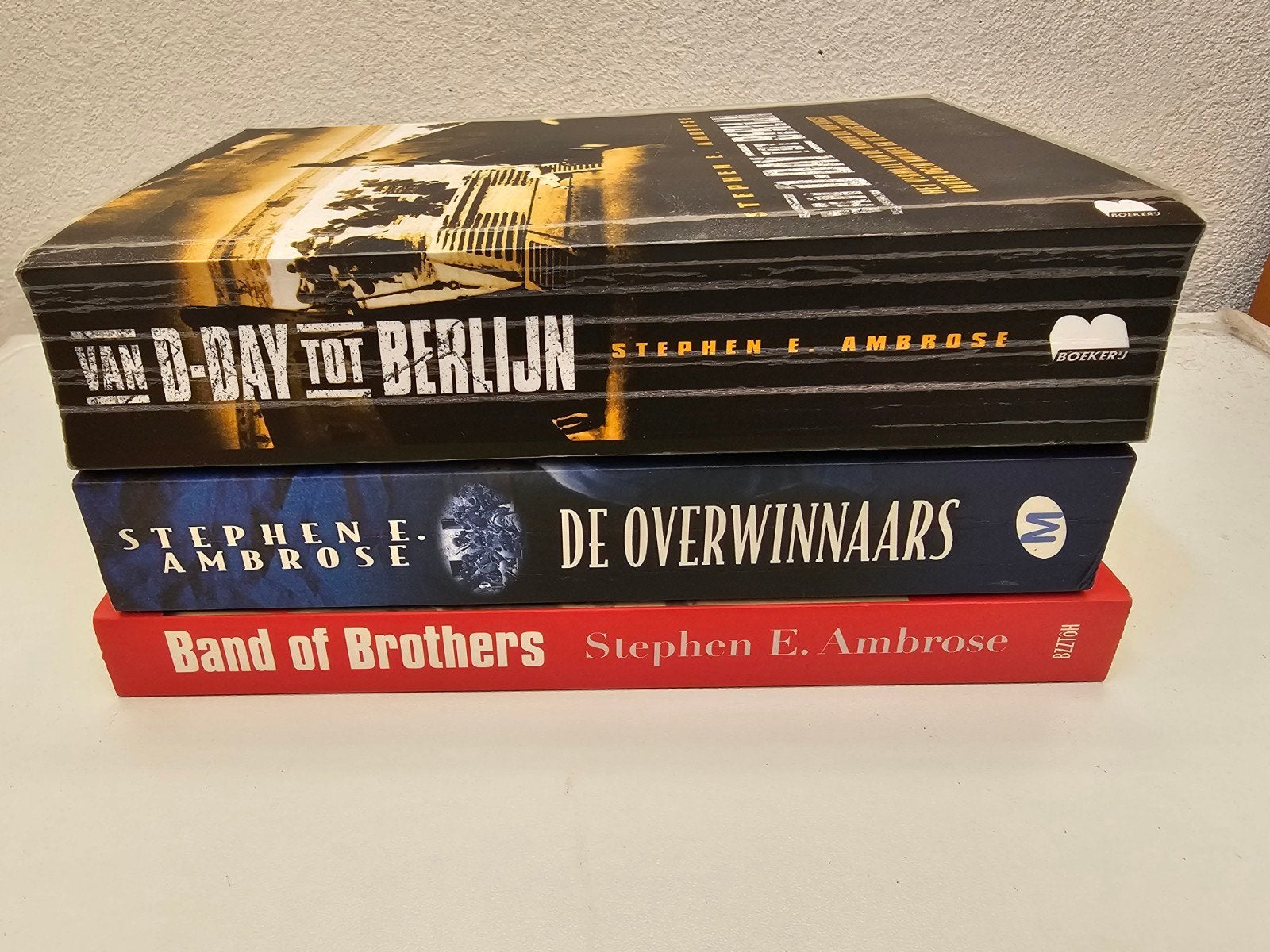 Stephen E. Ambrose Van D-Day tot Berlijn, De Overwinnaars, B, Stephen E. Ambrose, Ophalen of Verzenden, Landmacht, Tweede Wereldoorlog