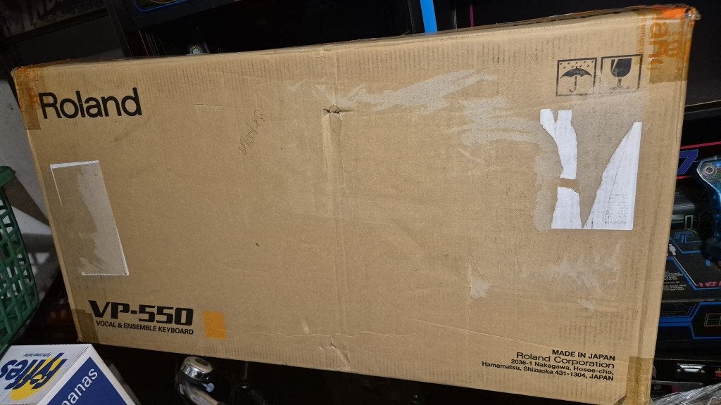 Originele Roland VP550 DOOS  (ALLEEN DE VP-550 DOOS!!! ), Ophalen of Verzenden, Gebruikt, 61 toetsen, Roland