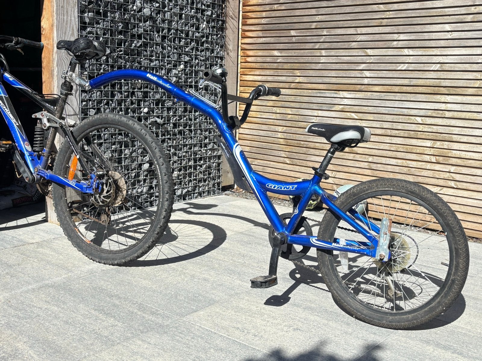 Giant Halfwheeler Aanhangfiets - Blauw, Ophalen, Gebruikt, Aanhangfiets, Minder dan 20 kg