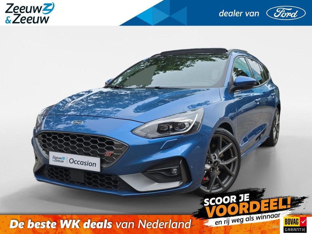 Ford Focus Wagon 2.3 EcoBoost ST-3 | Performance Pack | Pano, Auto's, Ford, Bedrijf, Te koop, Focus, ABS, Achteruitrijcamera, Airbags