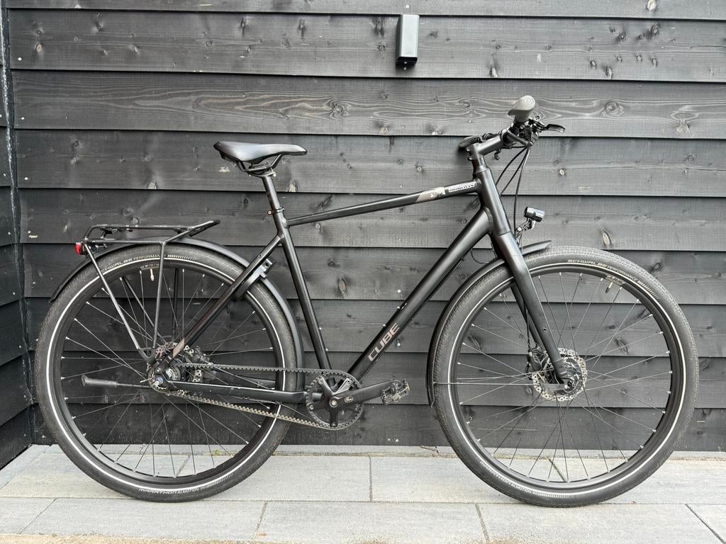 Cube Travel Pro 58 - BELT - Alfine 8, Versnellingen, Zo goed als nieuw, 57 tot 61 cm, Schijfrem