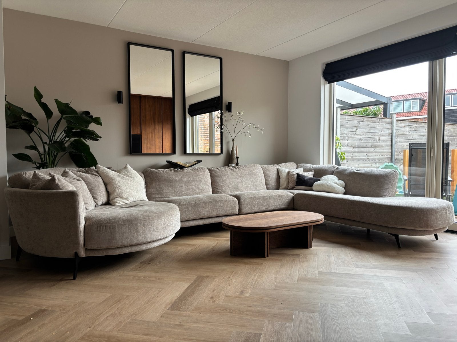 Loungebank Zitmaxx Wonen - Z.G.A.N. - Vlekbestendig, Ophalen, Zo goed als nieuw, Stof