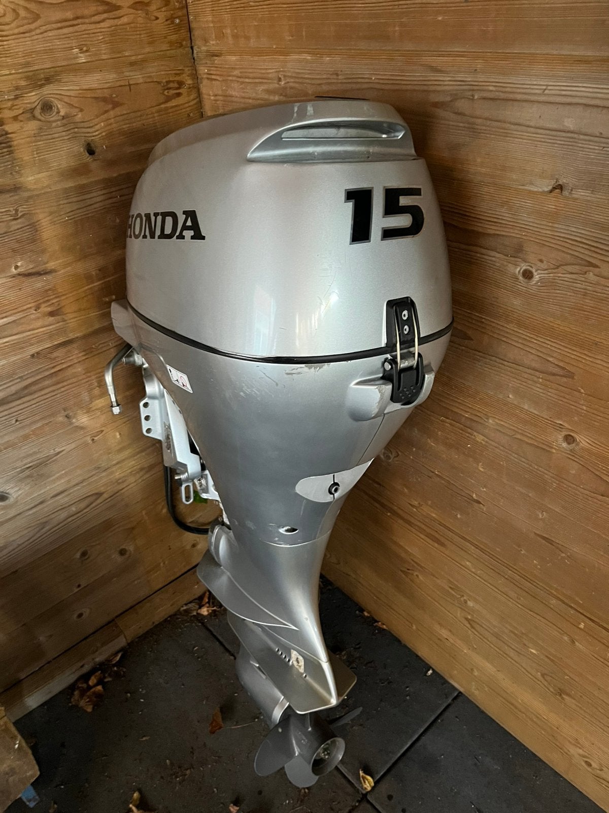 Honda 15 pk 4-takt kortstaart met afstandsbediening, Ophalen, 10 tot 30 pk, Met afstandsbediening, Zo goed als nieuw
