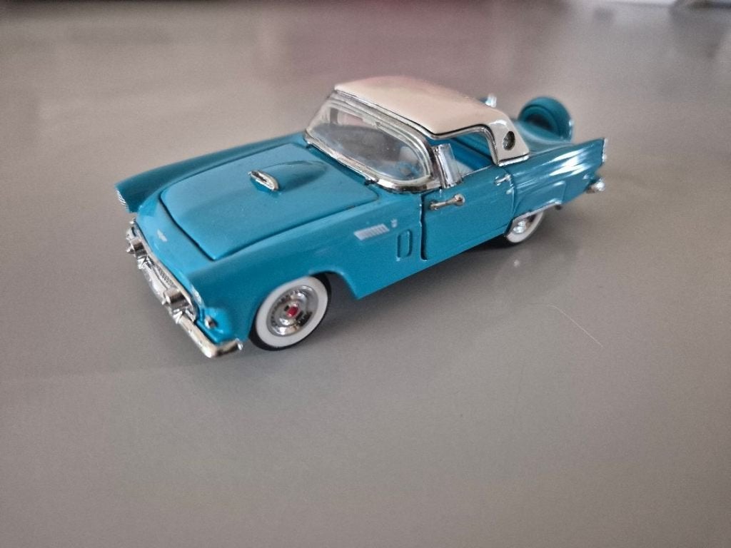 Franklin Mint Ford Thunderbird 1/43, Ophalen of Verzenden, Zo goed als nieuw, Auto, Overige merken