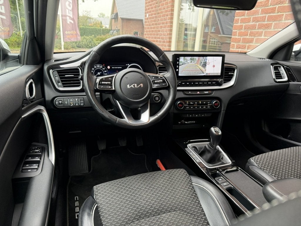 Kia Ceed Sportswagon 1.0 T-GDi DynPlusL. STOEL&STUUR VERW /, Stof, Gebruikt, Wit, Origineel Nederlands