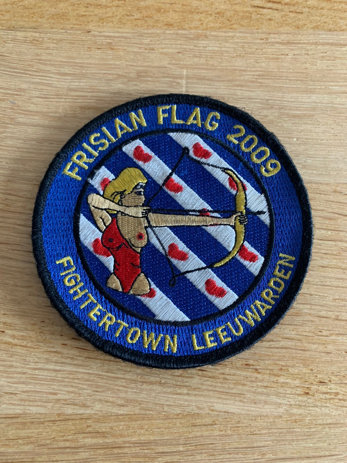 F16 Patch Diana  323 squadron Frisian flag 2009, Verzenden, Luchtmacht, Nederland, Embleem of Badge