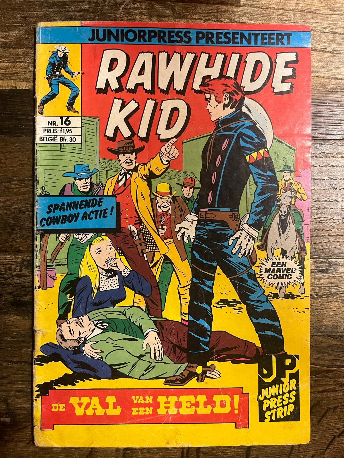 Rawhide Kid Nr. 16: De Val van een Held - Juniorpress, Eén stripboek, Verzenden, Gelezen