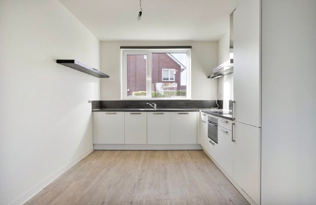 Complete keuken inc. alles zelf demonteren 297 cm x 305 cm, Ophalen, Wit, Hoekkeuken, Zo goed als nieuw