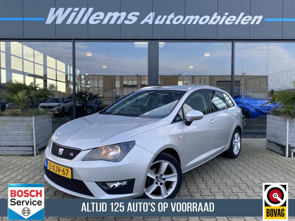 SEAT Ibiza ST 1.2 TSI FR Navigatie, Climate Control & Cruise, Euro 5, Stof, Gebruikt, Zwart