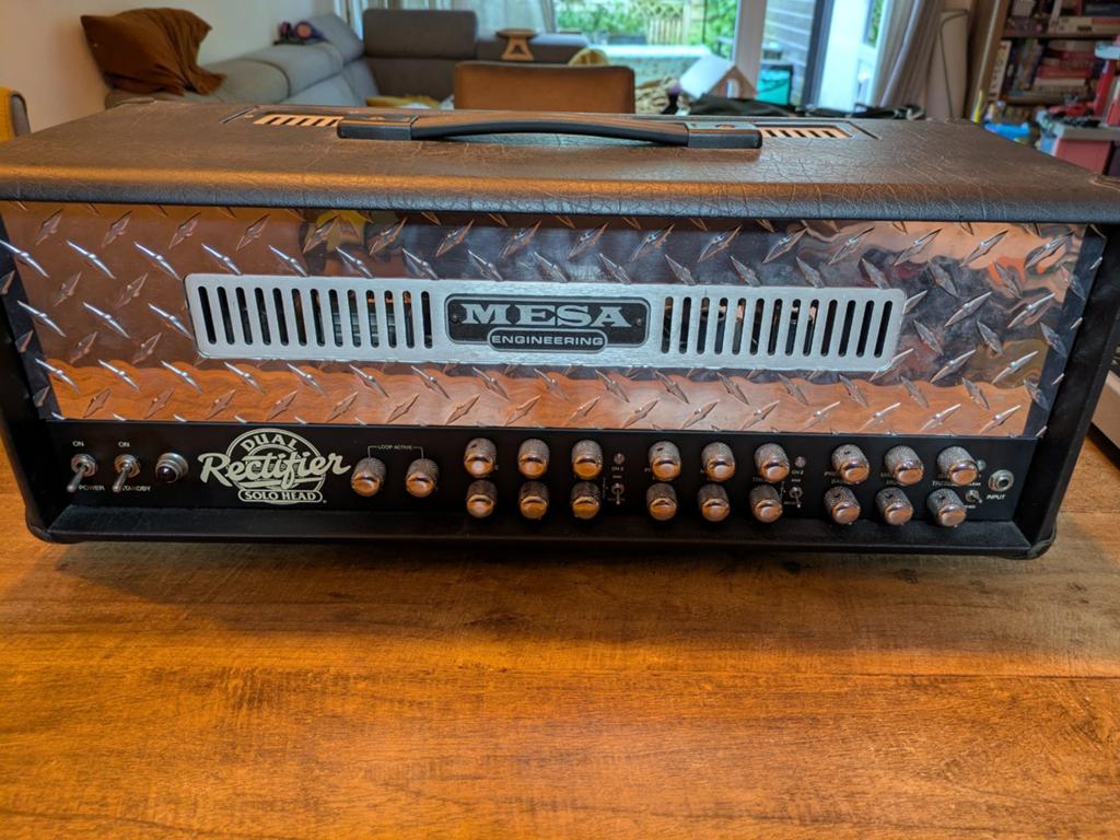 Mesa Boogie Dual Rectifier 100W, Muziek en Instrumenten, Versterkers | Bas en Gitaar, Ophalen of Verzenden, Gebruikt, 100 watt of meer