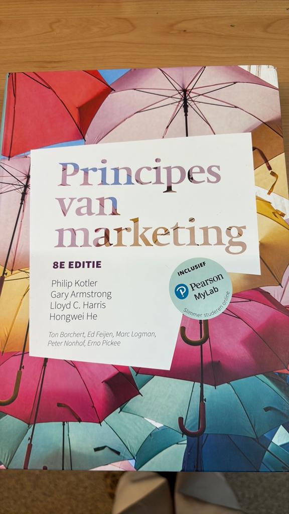 Philip Kotler - Principes van marketing, Philip Kotler; Gary Armstrong; Lloyd C. Harris; Hongwei He, Ophalen of Verzenden, Zo goed als nieuw