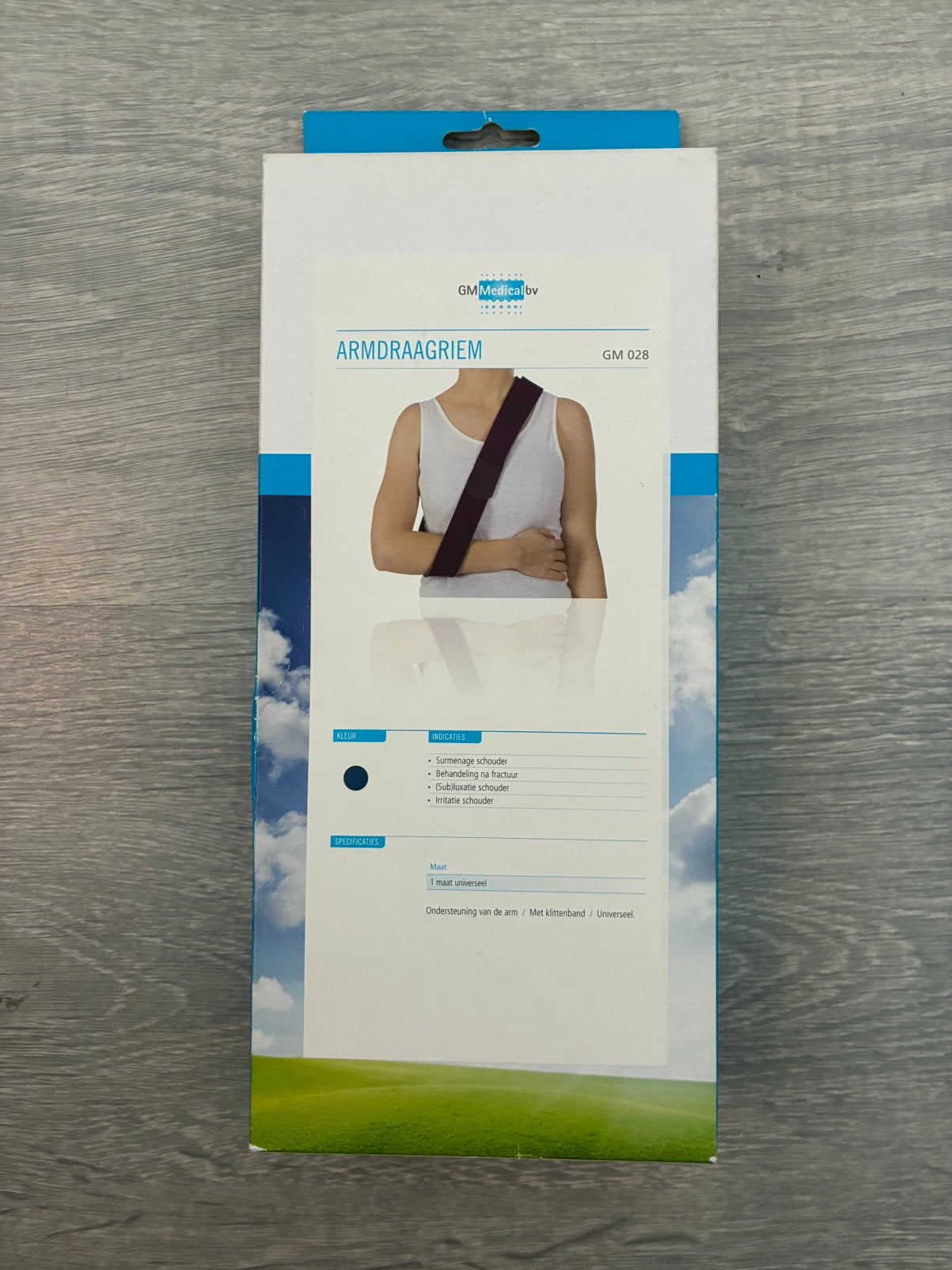 Mitella / armdraagband met klittenband- vrijwel nieuw!, Ophalen of Verzenden, Zo goed als nieuw