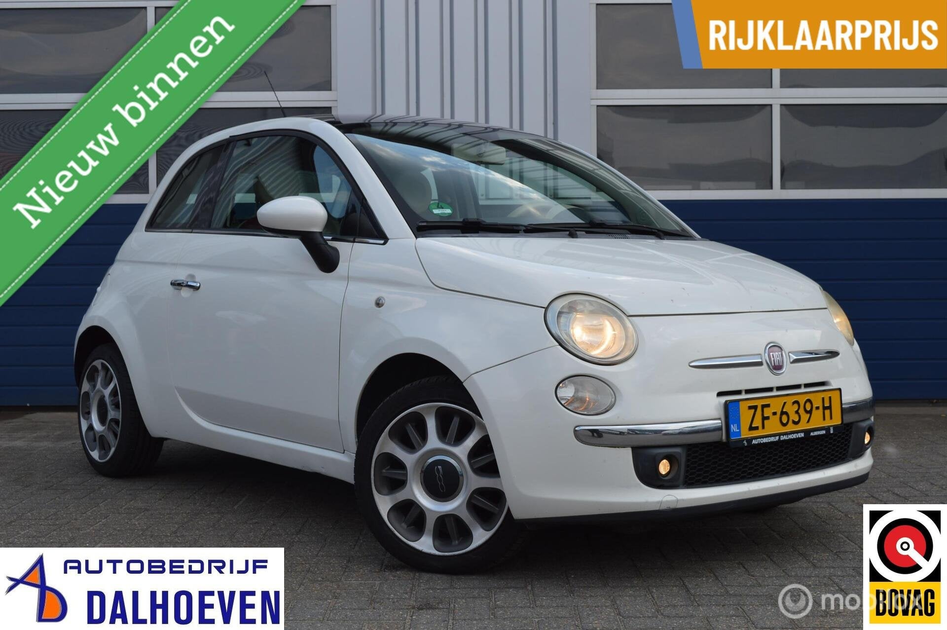 Fiat 500 1.2 Sport, Gebruikt, 1242 cc, 4 cilinders, Wit