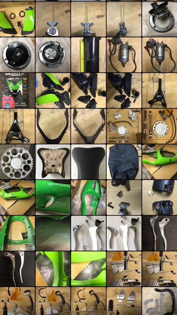 Te koop Kawasaki zx9r diverse originele onderdelen 98-03, Ophalen of Verzenden, Zo goed als nieuw