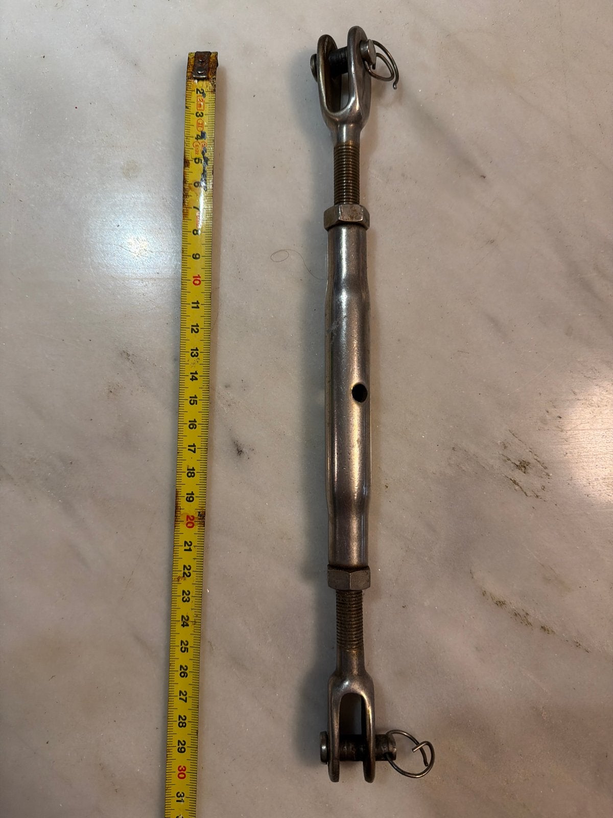 Grote Wantspanner - RVS Spanner voor Zeilboot of Jacht, Ophalen of Verzenden, Gebruikt, Gereedschap