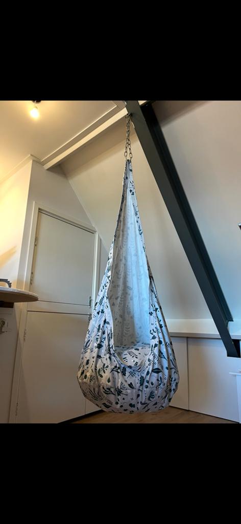 Cocoon nest lounge hang schommel voor kind met bevestiging, Ophalen, Zo goed als nieuw