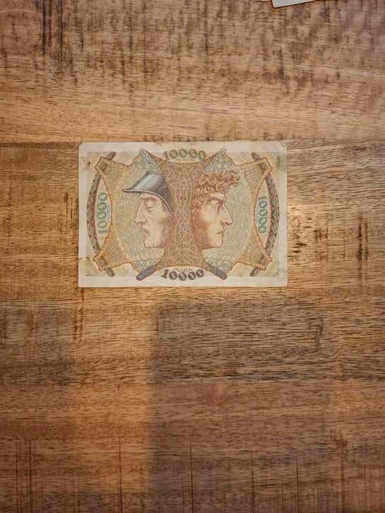 Historisch Duits 10000 Mark biljet - Badische Bank 1922, Postzegels en Munten, Bankbiljetten | Europa | Niet-Eurobiljetten, Ophalen of Verzenden