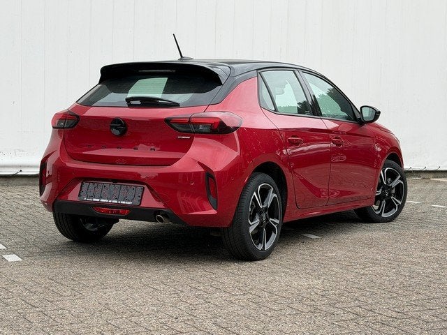 Opel Corsa 1.2 Turbo Hybrid GS met CarPlay, Camera, 17inch V, 12 maanden, Stof, Gebruikt, Zwart