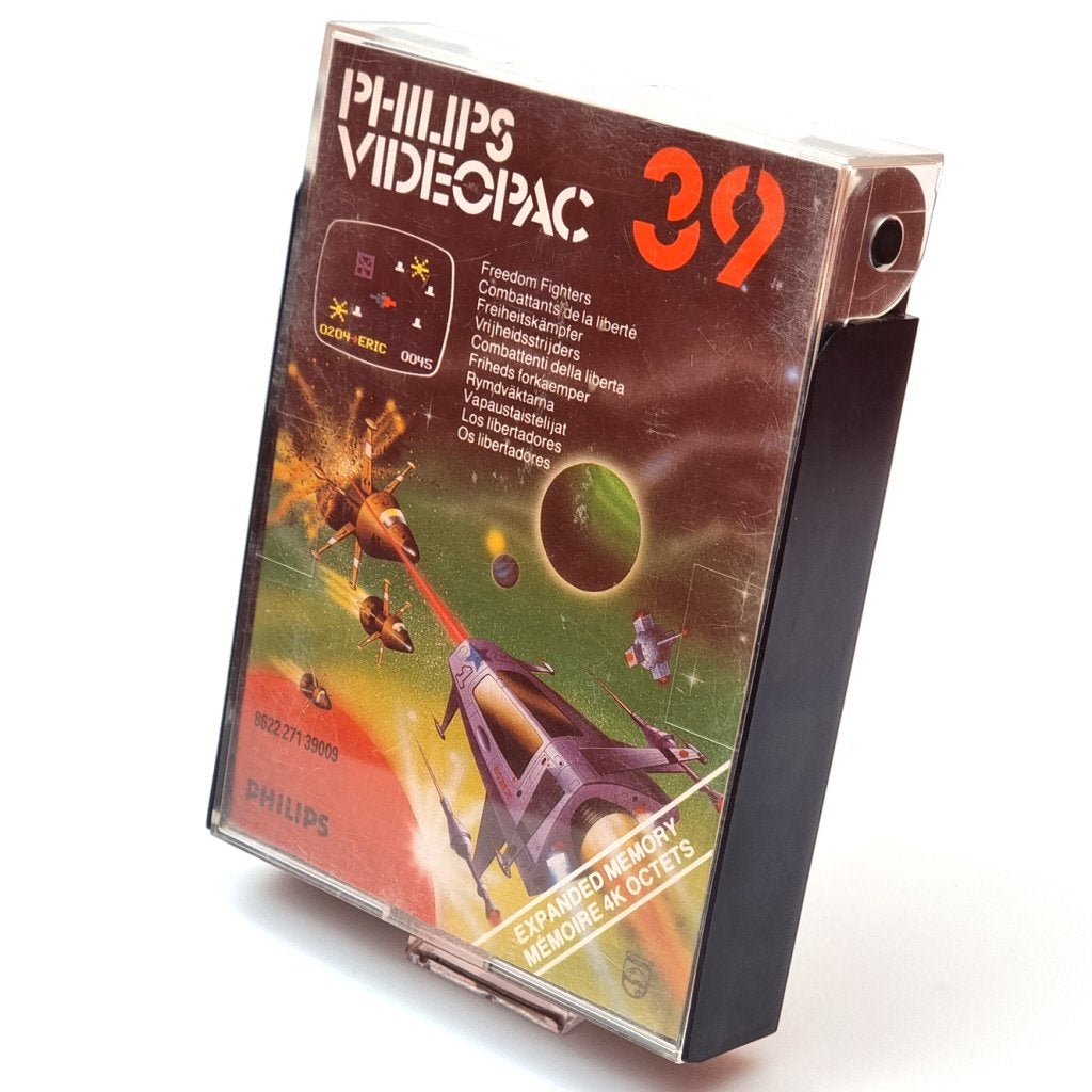 Philips Videopac Game: 39. Freedom Fighters, Philips, Gebruikt, Support@philips.com, Philips Center
Amstelplein 2
1096 BC Amsterdam
Netherlands