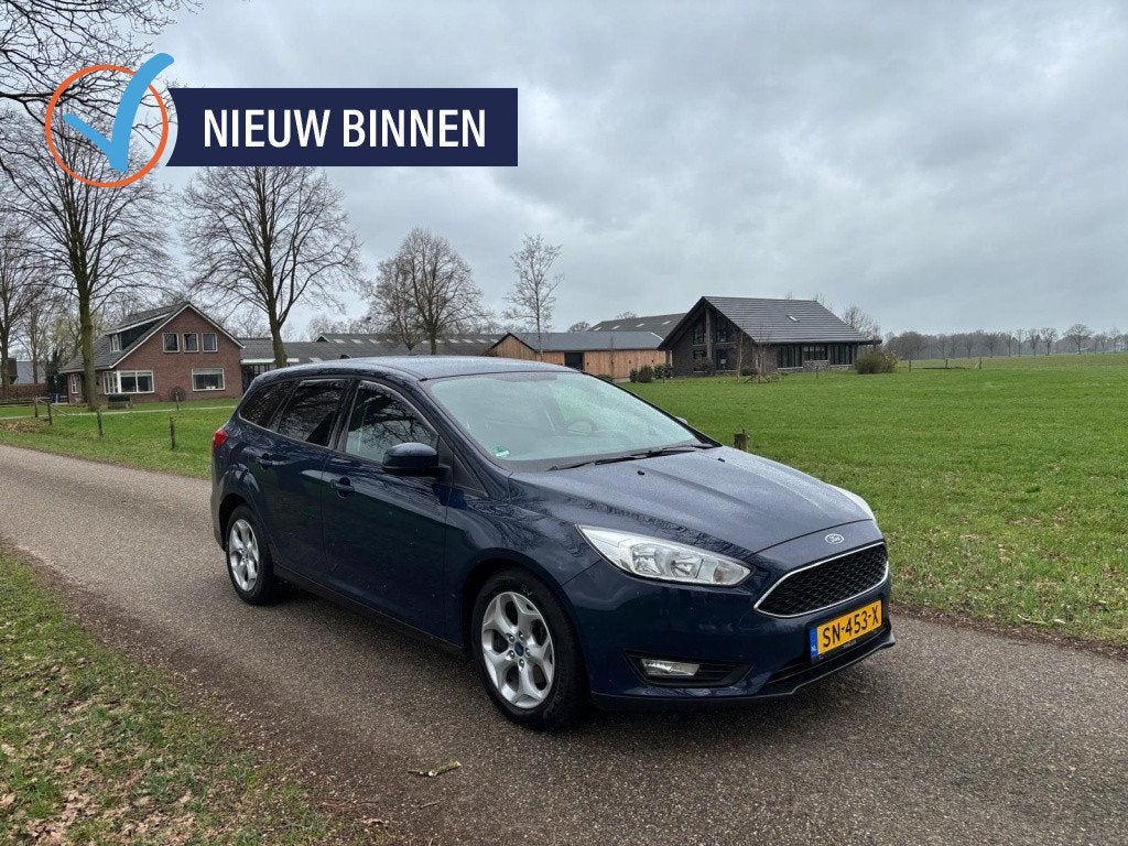 Ford FOCUS Wagon 1.5 TDCI Titanium | ex bpm | (bj 2018), Gebruikt, 4 cilinders, Blauw, Origineel Nederlands