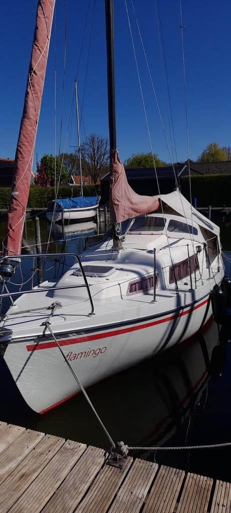 Compromis 7.20 "export"  prachtig klassiek zeiljacht., Watersport en Boten, Kajuitzeilboten en Zeiljachten, Ophalen, 10 pk, 1.50 - 1.70 meter