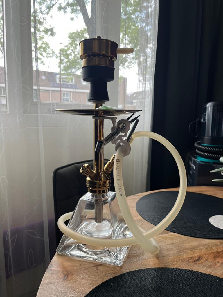 Amy deluxe waterpijp/Sisha, Ophalen, Zo goed als nieuw, Minder dan 50 cm