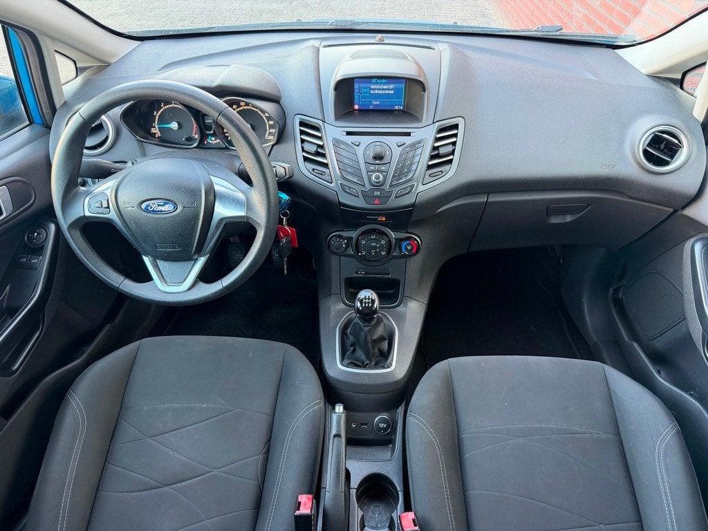 Ford Fiesta 1.0 Style / Navi / Airco / 5DRS / NAP / MF Stuur, Euro 5, Stof, 525 kg, Met garantie (alle)