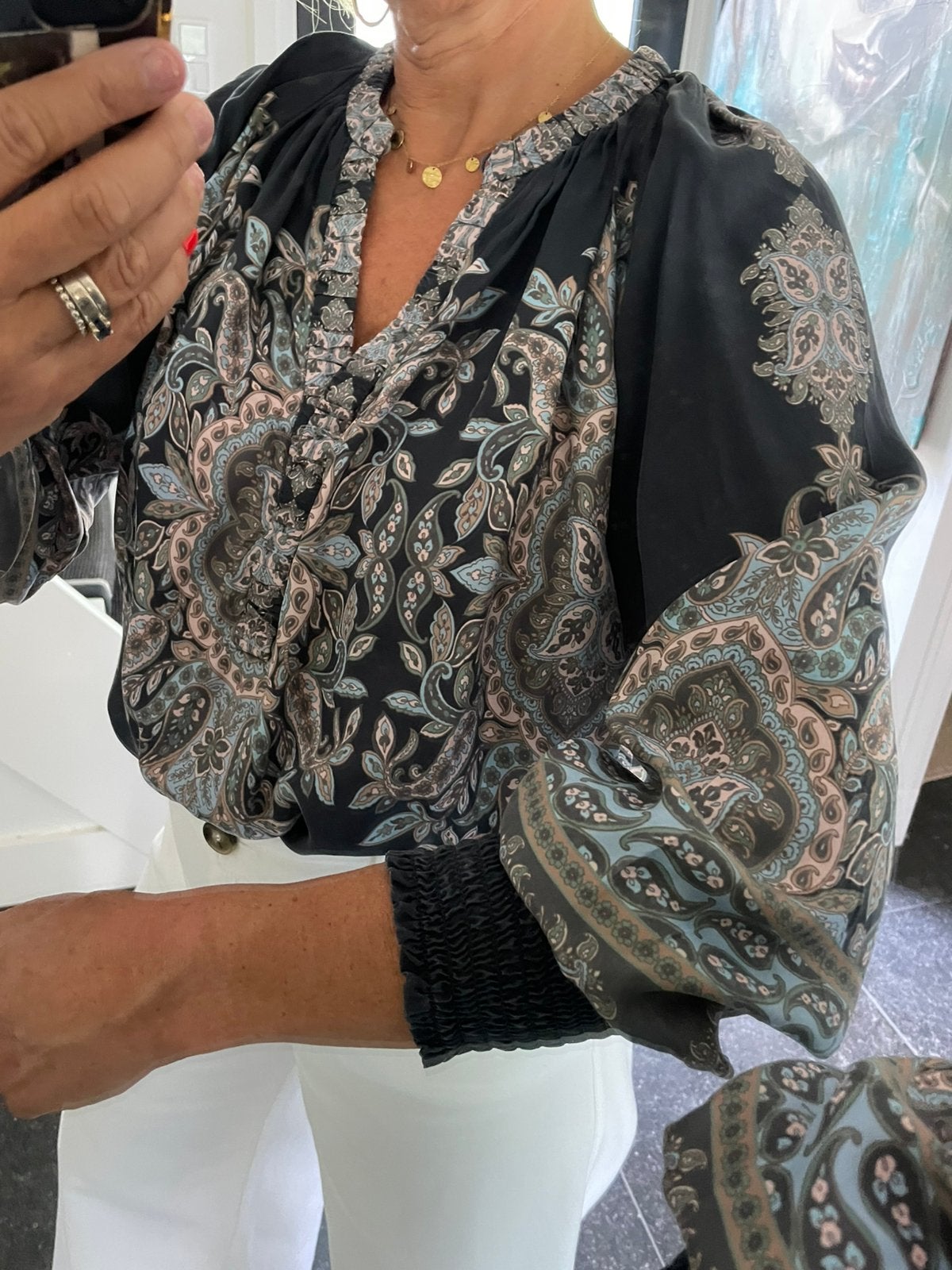 Gustav, snoepje van een blouse, voelt als zijde, S/M, Ophalen of Verzenden, Nieuw, Maat 36 (S), Overige kleuren