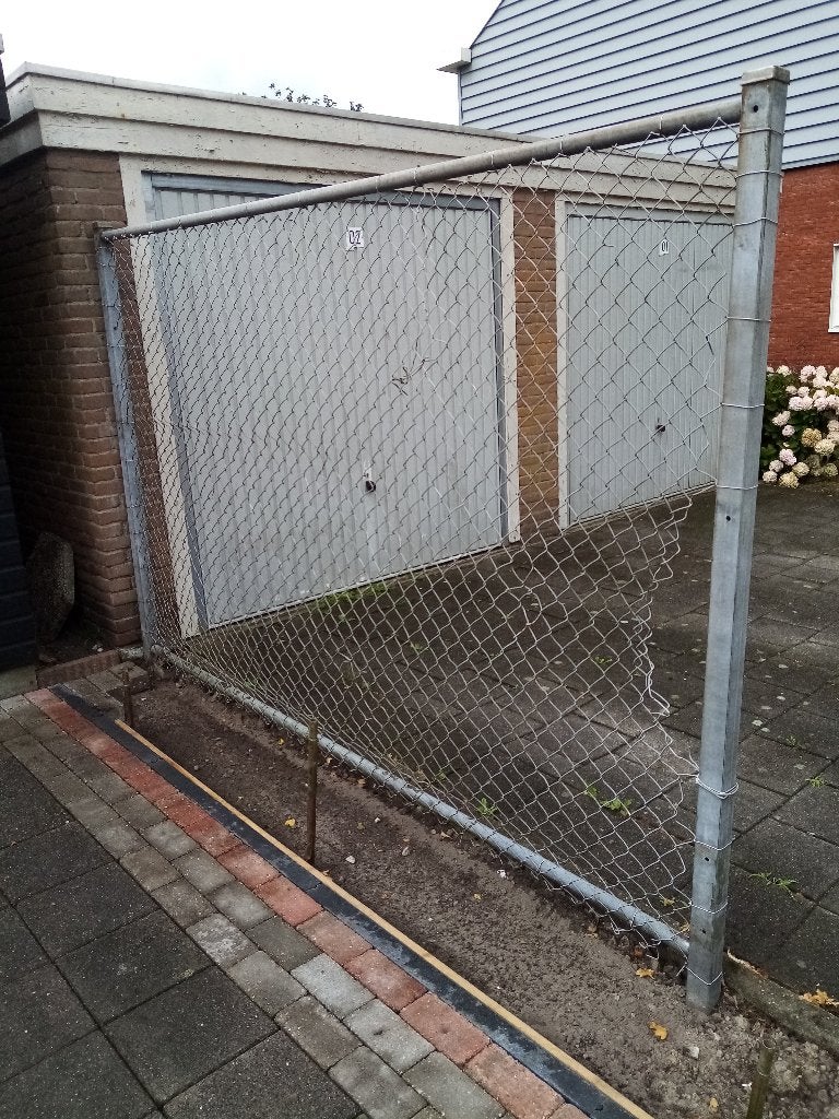 hekwerk, Ophalen, Gebruikt, IJzer, Gaashekwerk