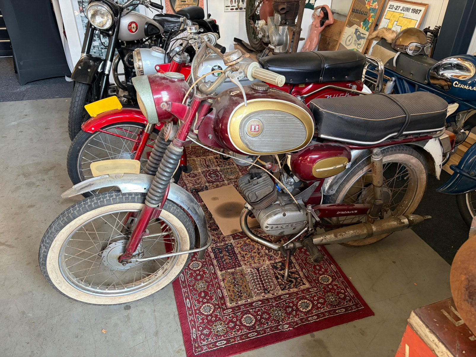 Batavus 50S 1967, Fietsen en Brommers, Brommers | Oldtimers, Ophalen, Batavus