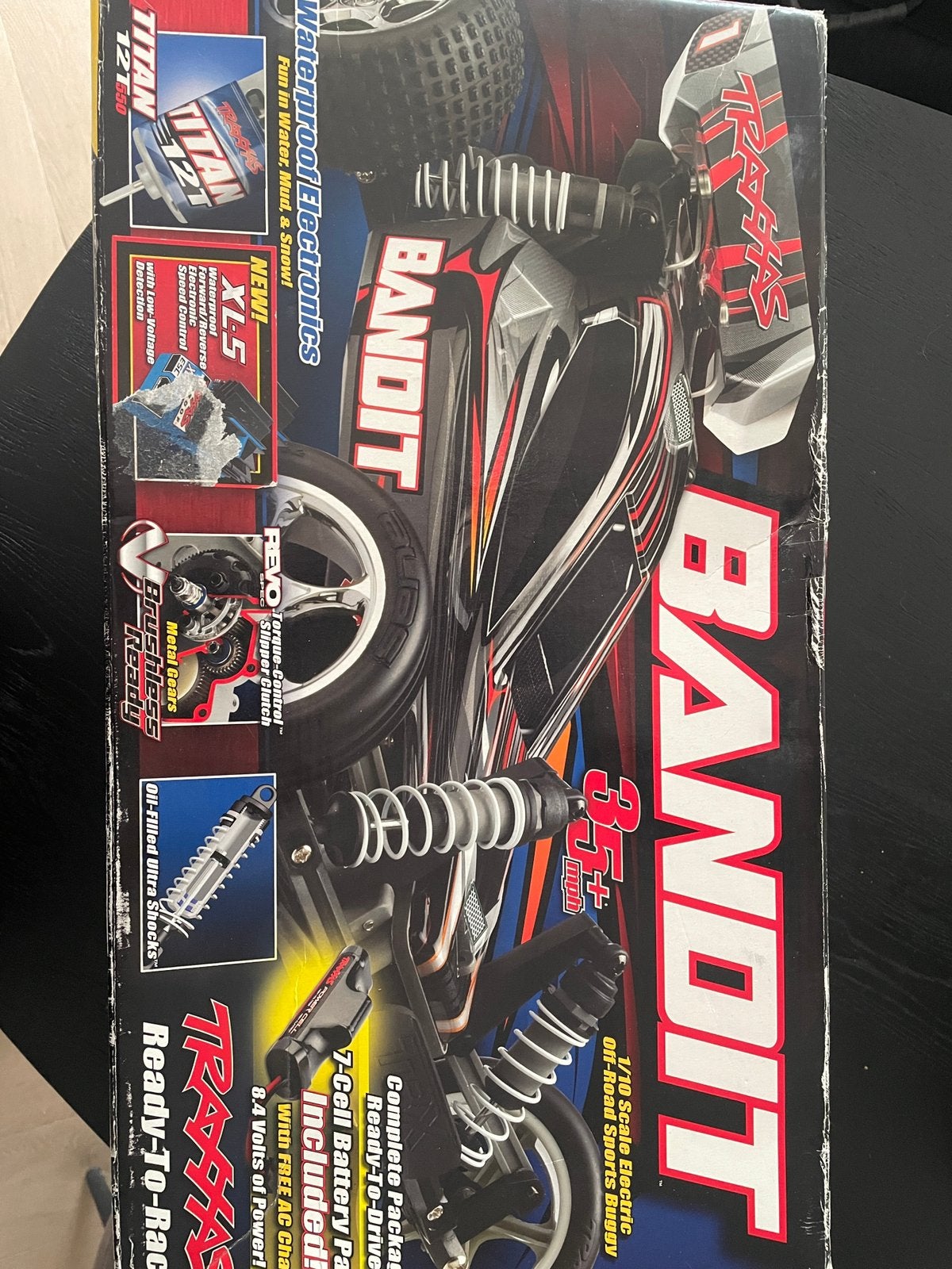 Traxxas Bandit bestuurbare auto, Hobby en Vrije tijd, Modelbouw | Radiografisch | Auto's, Gebruikt, Auto offroad, Overige schalen